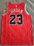 NBA 23 Jordan Bulls Maillot Rouge avec stripe AJ logo